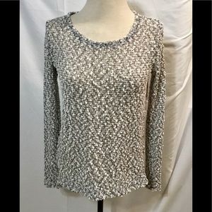 Aeropostale Gray Marbled Sweater